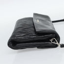 Miu Miu Matelasse Shoulder Bag Leather Black Silver Auth 188469SAM-5