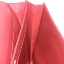 CARTIER Must Line Business Bag Leather Bordeaux Gold Auth 188470A-18