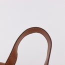 CELINE Macadam Canvas Backpack PVC Leather Brown Gold Auth 188472V-14