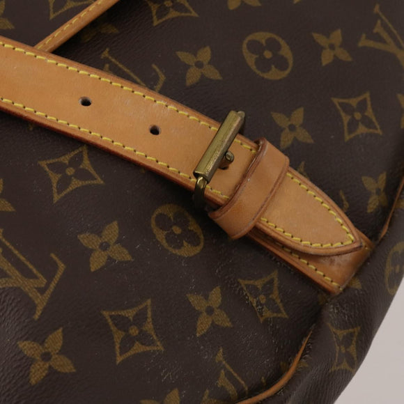 LOUIS VUITTON Monogram Saumur 43 Shoulder Bag M42252 LV Auth 188476