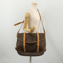 LOUIS VUITTON Monogram Saumur 43 Shoulder Bag M42252 LV Auth 188476-26
