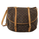 LOUIS VUITTON Monogram Saumur 43 Shoulder Bag M42252 LV Auth 188476-2