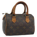 LOUIS VUITTON Monogram Mini Speedy Bandouliere Japon 88 Bag M99014 Auth 188480-1