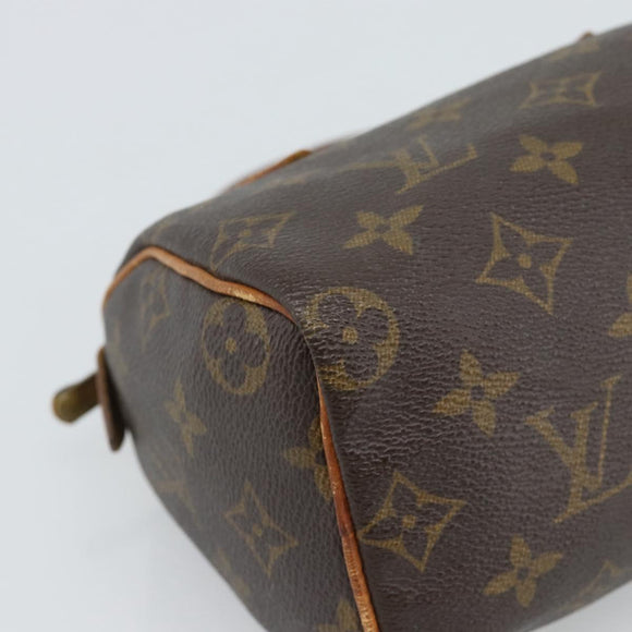 LOUIS VUITTON Monogram Mini Speedy Bandouliere Japon 88 Bag M99014 Auth 188480