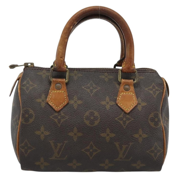 LOUIS VUITTON Monogram Mini Speedy Bandouliere Japon 88 Bag M99014 Auth 188480
