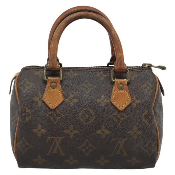 LOUIS VUITTON Monogram Mini Speedy Bandouliere Japon 88 Bag M99014 Auth 188480