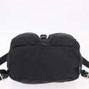 PRADA Backpack Nylon Black Silver Auth 188482-11