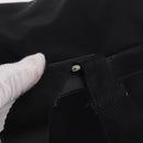 PRADA Backpack Nylon Black Silver Auth 188482-7