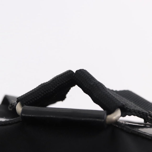 PRADA Backpack Nylon Black Silver Auth 188482