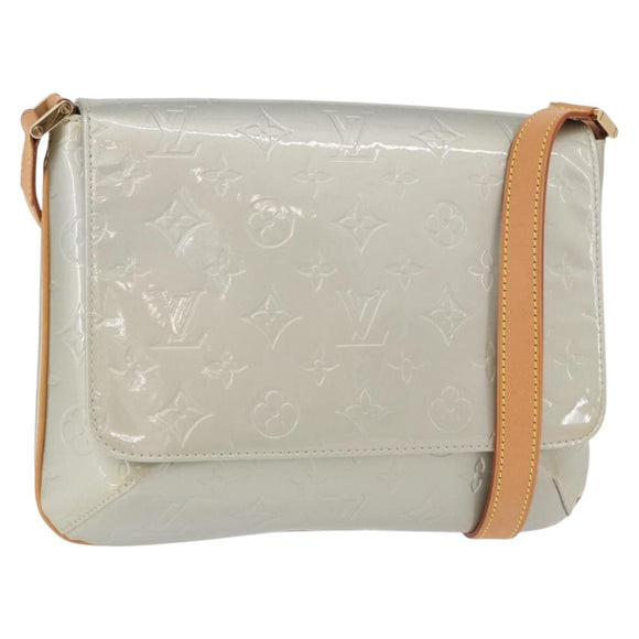 LOUIS VUITTON Monogram Vernis Thompson Street Bag Gris M91008 LV Auth 188483V