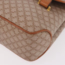CELINE Macadam Canvas Tote Bag PVC Beige Gold Auth 188484A-14