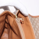 CELINE Macadam Canvas Tote Bag PVC Beige Gold Auth 188484A-24