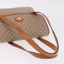 CELINE Macadam Canvas Tote Bag PVC Beige Gold Auth 188484A-7