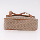 CELINE Macadam Canvas Tote Bag PVC Beige Gold Auth 188484A-5