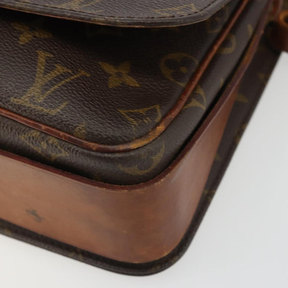 LOUIS VUITTON Monogram Cartouchiere GM Shoulder Bag M51252 LV Auth 188485