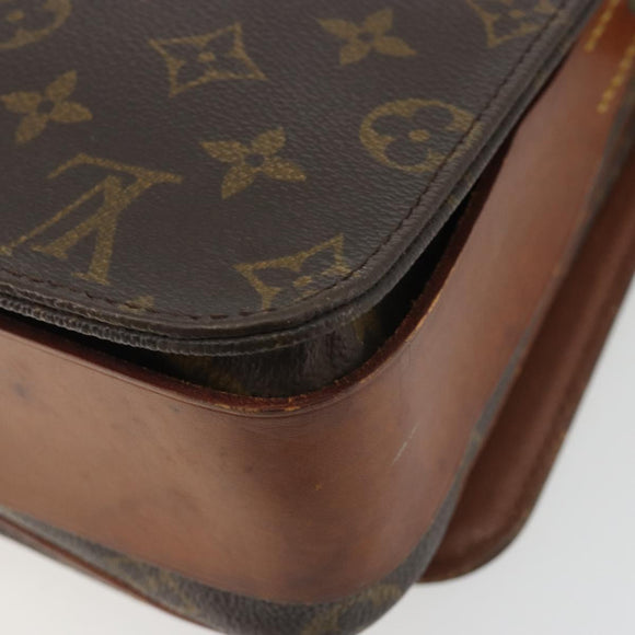 LOUIS VUITTON Monogram Cartouchiere GM Shoulder Bag M51252 LV Auth 188485