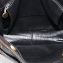CHANEL Shoulder Bag Leather Brown Gold CC Auth 188488-11