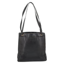 CHANEL Shoulder Bag Leather Brown Gold CC Auth 188488-2