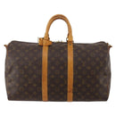 LOUIS VUITTON Monogram Keepall Bandouliere 45 Boston Bag M41418 LV Auth 188489-2