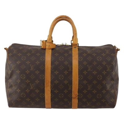 LOUIS VUITTON Monogram Keepall Bandouliere 45 Boston Bag M41418 LV Auth 188489 - 0