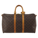 LOUIS VUITTON Monogram Keepall Bandouliere 45 Boston Bag M41418 LV Auth 188489-3