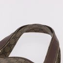 GUCCI GG Supreme Web Sherry Line Tote Bag PVC Beige Gold 211134 Auth 188490-10