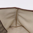 GUCCI GG Supreme Web Sherry Line Tote Bag PVC Beige Gold 211134 Auth 188490-18