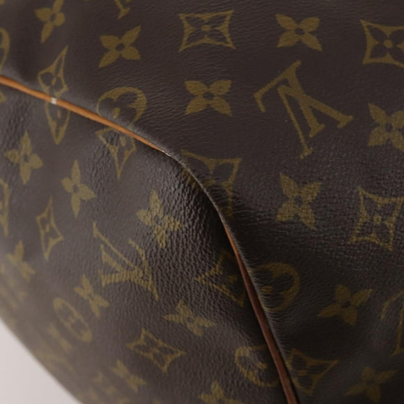 LOUIS VUITTON Monogram Keepall 55 Boston Bag M41424 LV Auth 188491