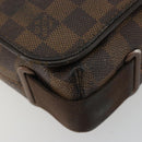 LOUIS VUITTON Damier Ebene Brooklyn PM Shoulder Bag N51210 LV Auth 188492-16