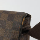 LOUIS VUITTON Damier Ebene Brooklyn PM Shoulder Bag N51210 LV Auth 188492-10