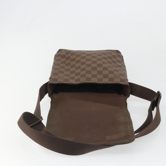 LOUIS VUITTON Damier Ebene Brooklyn PM Shoulder Bag N51210 LV Auth 188492