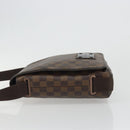 LOUIS VUITTON Damier Ebene Brooklyn PM Shoulder Bag N51210 LV Auth 188492-4