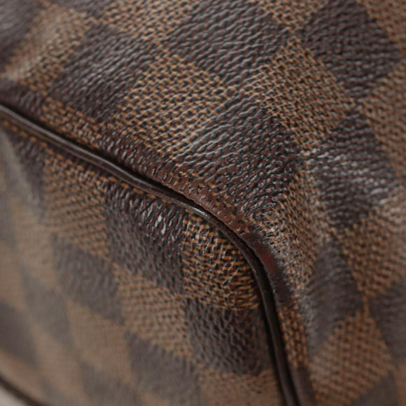 LOUIS VUITTON Damier Ebene Speedy Bandouliere 35 Hand Bag N41366 Auth 188496SAV