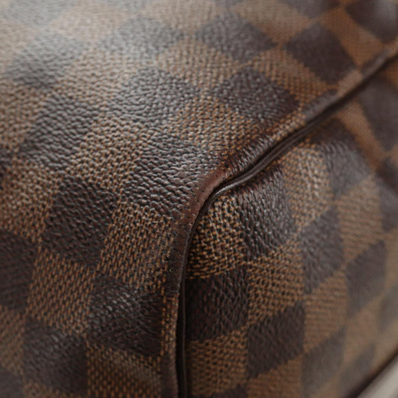 LOUIS VUITTON Damier Ebene Speedy Bandouliere 35 Hand Bag N41366 Auth 188496SAV