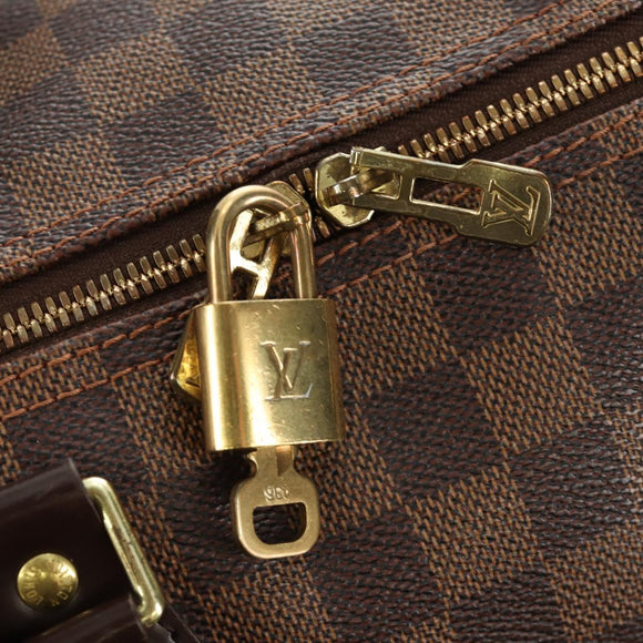 LOUIS VUITTON Damier Ebene Speedy Bandouliere 35 Hand Bag N41366 Auth 188496SAV