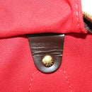 LOUIS VUITTON Damier Ebene Speedy Bandouliere 35 Hand Bag N41366 Auth 188496SAV-25