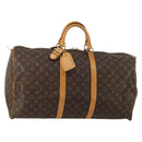 LOUIS VUITTON Monogram Keepall 55 Boston Bag M41424 LV Auth 188502SAV-1