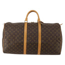 LOUIS VUITTON Monogram Keepall 55 Boston Bag M41424 LV Auth 188502SAV-2