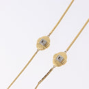 NINA RICCI Givenchy Calvin Klein MCM Earring metal 5 Set Gold Auth 188503-9