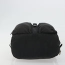PRADA Backpack Nylon Black Silver Auth 188504-5