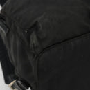 PRADA Backpack Nylon Black Silver Auth 188504-17