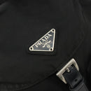 PRADA Backpack Nylon Black Silver Auth 188504-20