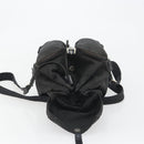PRADA Backpack Nylon Black Silver Auth 188504-9