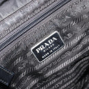 PRADA Backpack Nylon Black Silver Auth 188504-22