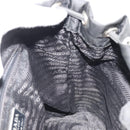 PRADA Backpack Nylon Black Silver Auth 188504-23