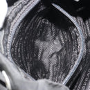 PRADA Backpack Nylon Black Silver Auth 188504-26