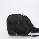 PRADA Backpack Nylon Black Silver Auth 188504-3