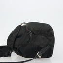 PRADA Backpack Nylon Black Silver Auth 188504-4