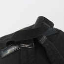 PRADA Backpack Nylon Black Silver Auth 188504-7