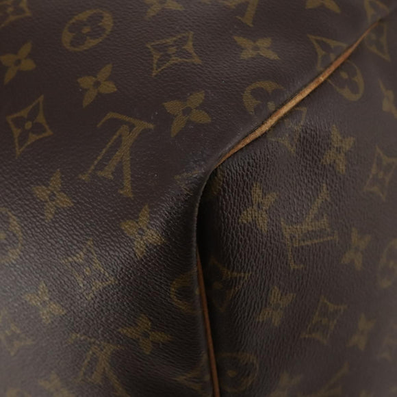 LOUIS VUITTON Monogram Keepall 55 Boston Bag M41424 LV Auth 188507